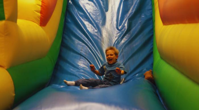 Towering Indoor Slides Scooter's Jungle